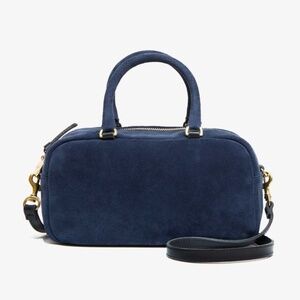 Clare V Petite Claudine in Bright Navy Suede NWT/Brand New